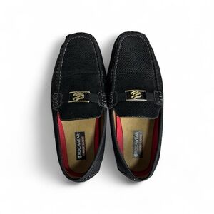 Rocawear Men's Black Slip-On Loafers